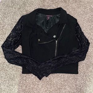 Black Lace Blazer